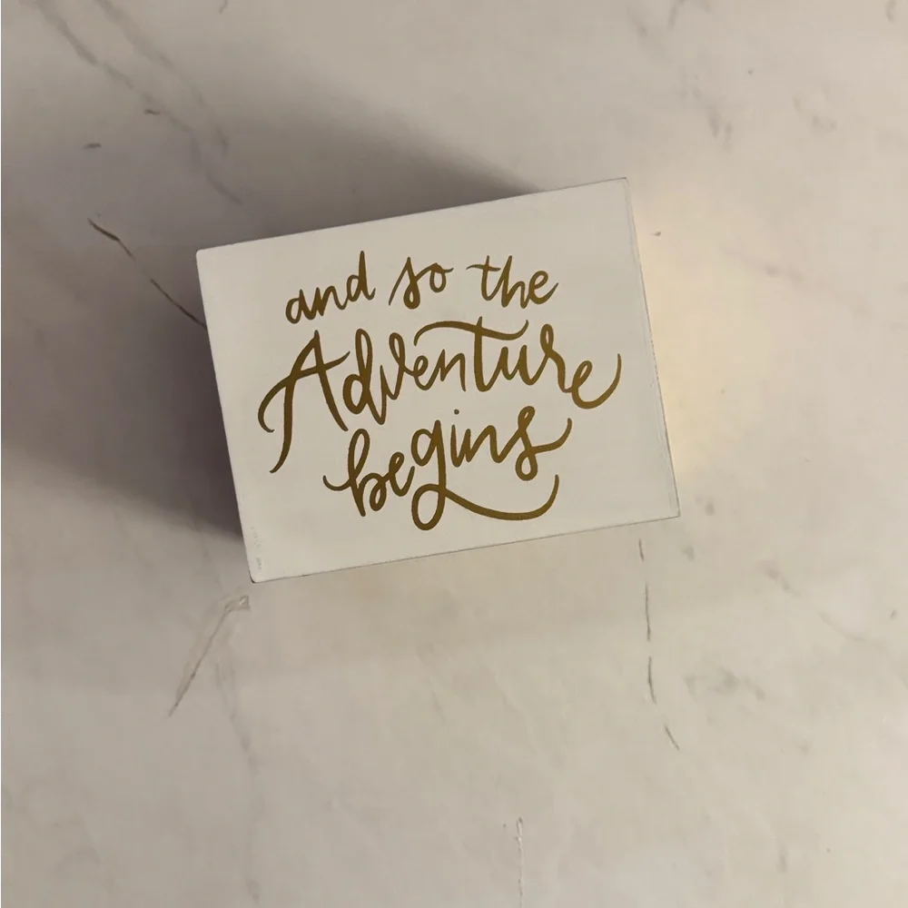 And so the adventure begins photo holder